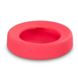 Messy Mutts Bol de voyage en silicone anti-éclaboussures pour chien, pastèque