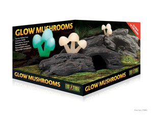 Exo Terra Glow Mushrooms Reptile Hiding Cave