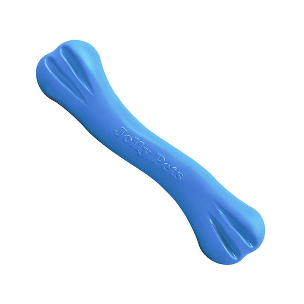 Jolly Pets Jolly Bone Dog Toy, Blue, 8-in