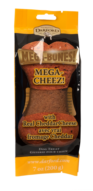 Darford Mega Cheez Bone Dog Treat, 7-oz