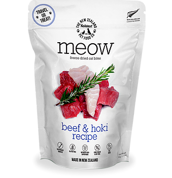 New Zealand Natural Pet Food Meow Beef & Hoki Freeze-Dried Cat Food