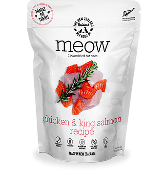 New Zealand Natural Pet Food Meow Chicken & King Salmon Freeze-Dried Cat Food