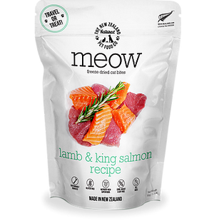 New Zealand Natural Pet Food Meow Lamb & King Salmon Freeze-Dried Cat Food