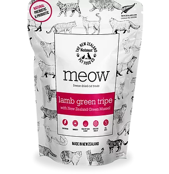 New Zealand Natural Pet Food Meow Lamb Green Tripe Freeze-Dried Cat Treats