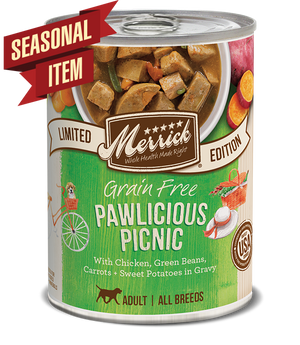 Merrick Limited Edition Grain-Free Pawlicious Picnic Adult Canned Dog Food