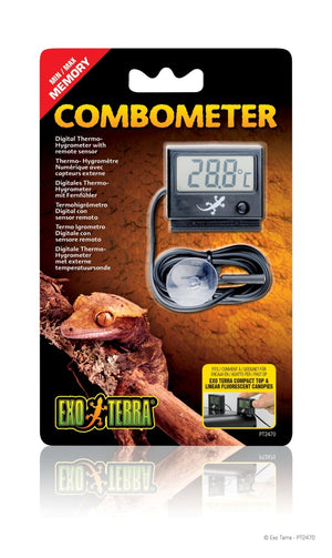 Exo Terra Combometer Digital Thermometer & Hygrometer for Terrariums