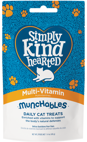 Simply Kind Hearted Cat Munchables, Multi-Vitamin