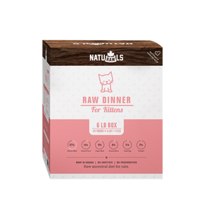 Naturawls Dîner Cru pour Chatons, 133-g, boîte de 24.