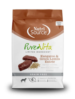 PureVita Limited Ingredient Kangaroo & Green Lentil Entree Grain-Free Dry Dog Food
