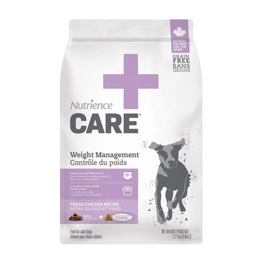 Nourriture sèche pour chiens Nutrience Care Gestion du poids au poulet