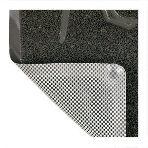 Tall Tails Wet Paws No-Slip Bath Mat, Grey