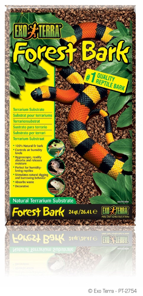 Exo Terra Forest Bark Natural Fir Terrarium Reptile Substrate