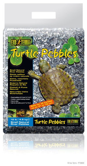 Exo Terra Turtle Small Natural River Pebbles, 10-lb