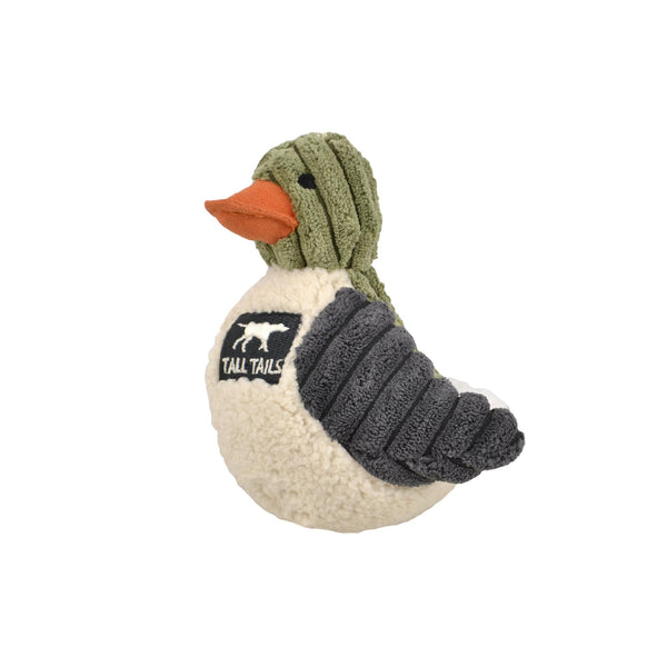 Tall Tails Jouet en forme de caneton avec couineur pour chien, 5 pouces