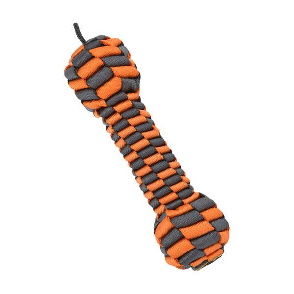 Tall Tails Braided Bone Dog Toy, Orange