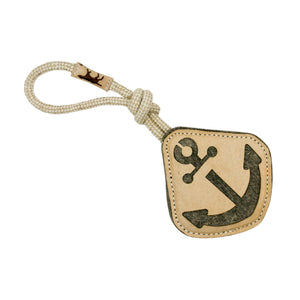 Tall Tails Natural Leather Anchor Tug Dog Toy, 14-in