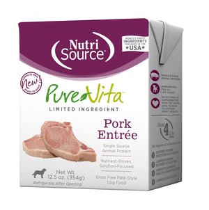 Nourriture humide pour chiens PureVita Entrée de porc à ingrédients limités