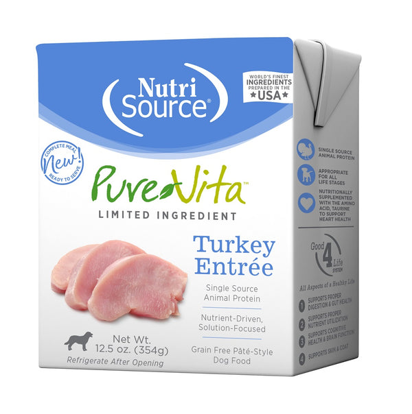 PureVita Limited Ingredient Turkey Entree Wet Dog Food