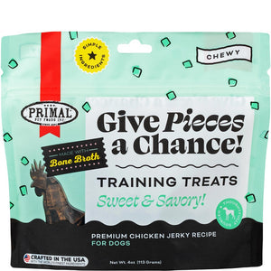 Primal Give Pieces a Chance Chicken with Broth Dog Treats