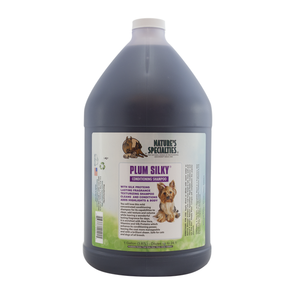 Plum Silky Shampoo & Conditioner for Dogs & Cats