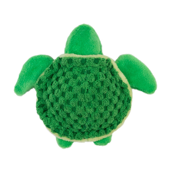 Tall Tails Peluche bébé tortue avec sifflet pour chien, 4 po