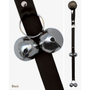 Poochie-Pets Poochie Bells Solid Color Dog Potty Doorbell, Midnight Black