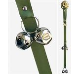 Poochie-Pets Poochie Bells Solid Color Dog Potty Doorbell, Fern