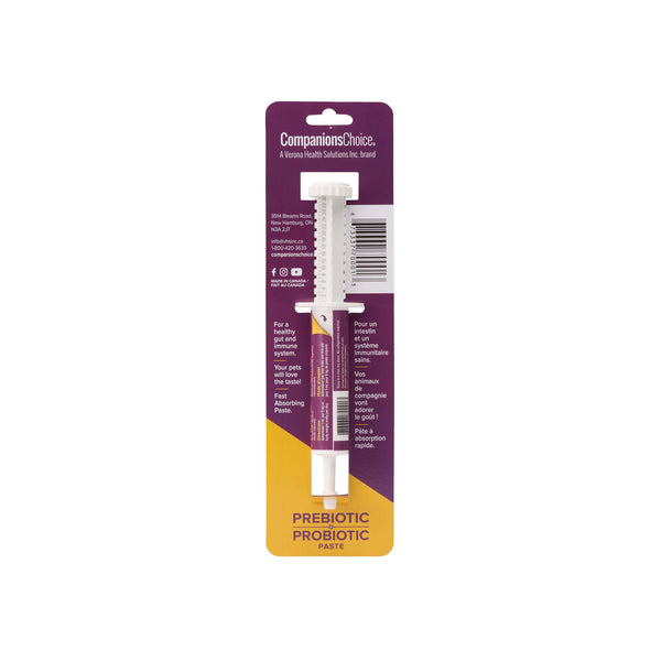 Companions Choice Pâte prébiotique + probiotique, complément pour chiens et chats