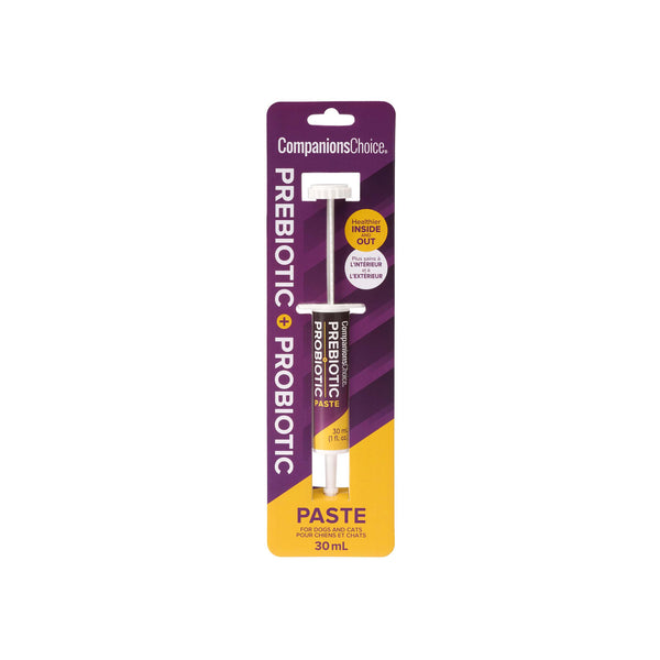 Companions Choice Pâte prébiotique + probiotique, complément pour chiens et chats