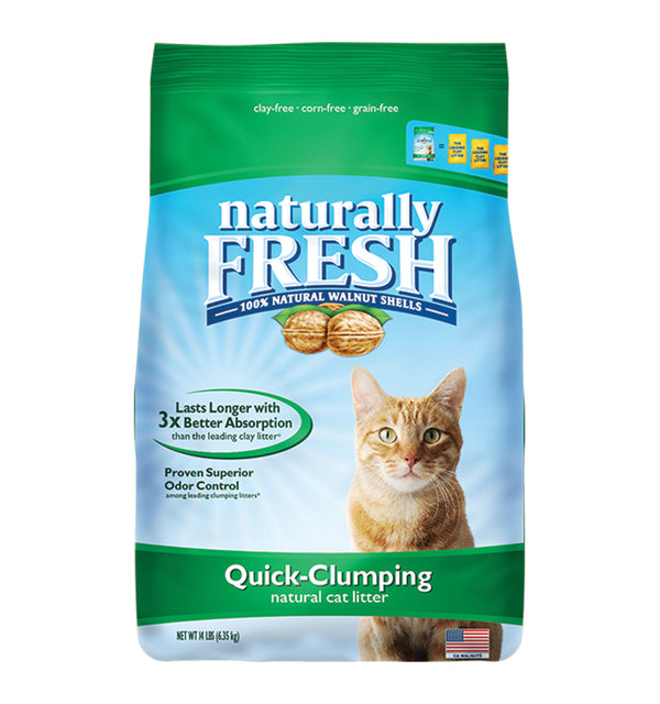 Litière pour chat à base de noix Naturally Fresh à agglutination rapide, 6-lb