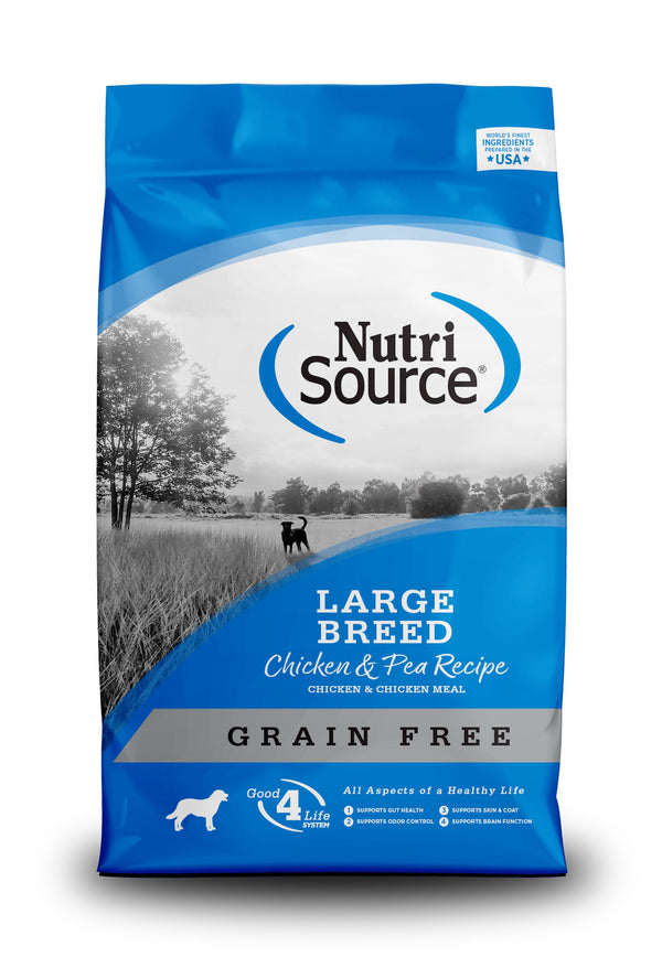 NutriSource Large Breed Chicken & Pea Recipe Grain-Free Dry Dog Food