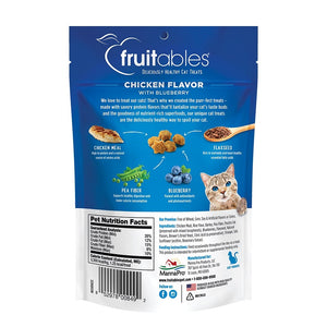 Fruitables Chicken Flavor with Blueberry Crunchy Cat Treats