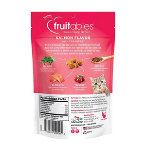 Fruitables Salmon Flavor with Cranberry Crunchy Cat Treats