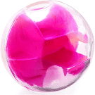 Planet Dog Orbee-Tuff Mazee Interactive Dog Toy, Raspberry