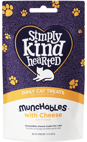 Simply Kind Hearted Cat Munchables With Cheese