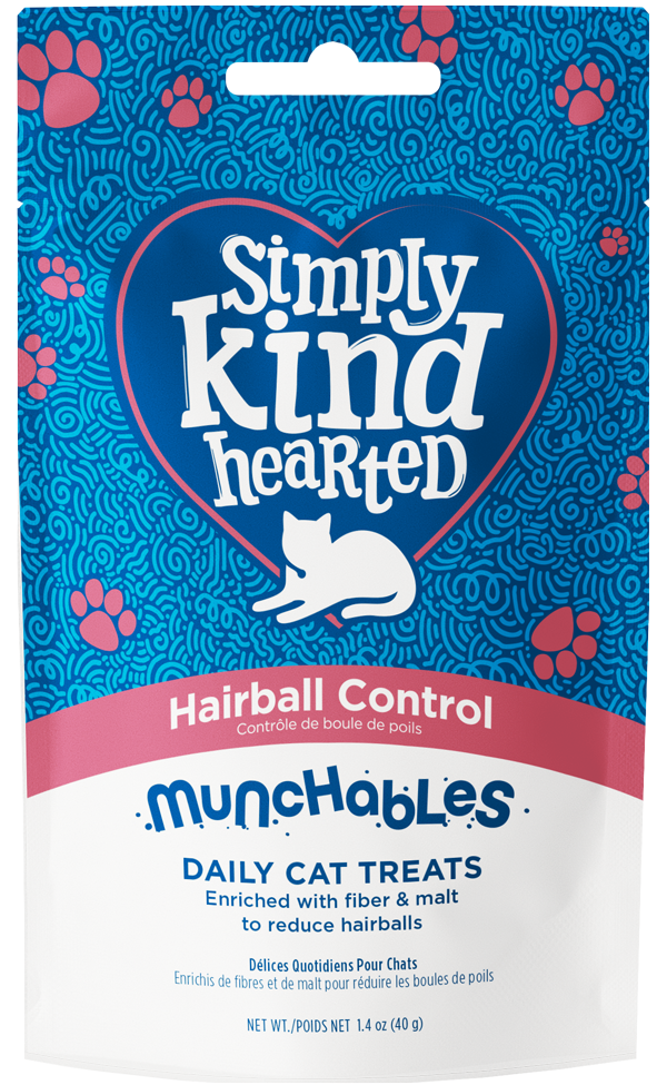 Simply Kind Hearted Friandises pour chats, Contrôle des boules de poils