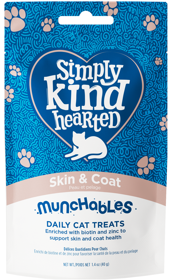 Simply Kind Hearted Friandises pour chats, Peau et pelage