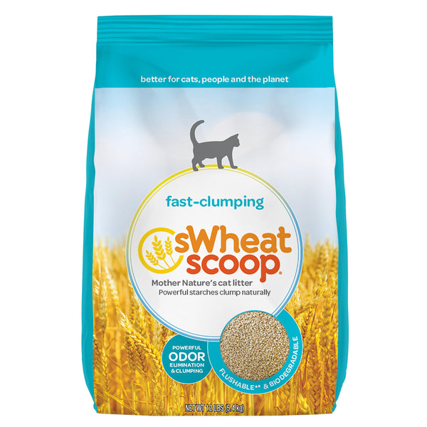 sWheat Scoop Litière naturelle pour chat au blé agglomérante rapide