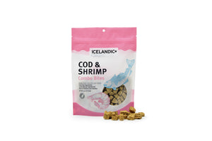 Icelandic+ Combo Fish Bites Dog Treat, Cod & Shrimp