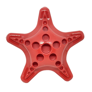SodaPup Jouet pour chien en nylon Étoile de mer, Rouge