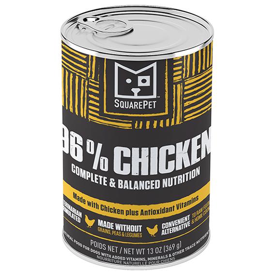 SquarePet 96% Chicken Formula Wet Dog Food