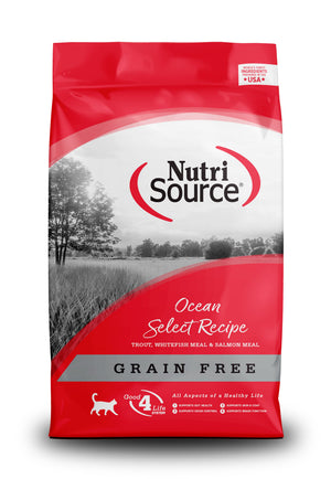 NutriSource Grain Free Ocean Select Entree Dry Cat Food