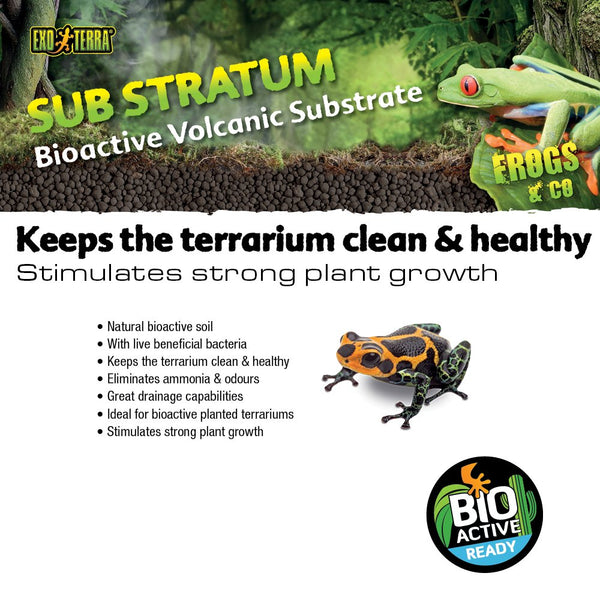 Exo Terra Sub Stratum Bioactive Volcanic Substratum, 2-kg