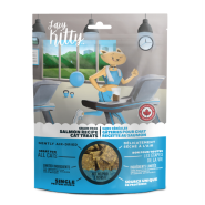 Lazy Kitty Catnip Delight Soft Treats Salmon Grain-Free Cat Treats, 85-gm