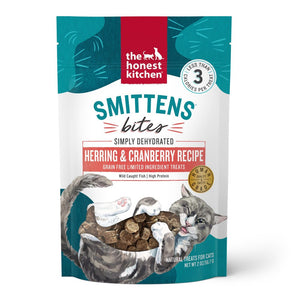 The Honest Kitchen Smittens Bites Friandises pour chats Hareng & Canneberge