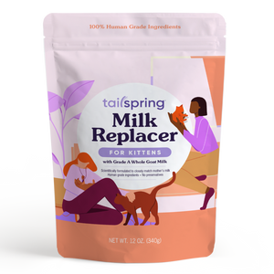 Tailspring Milk Replacer for Kittens, Powdered, 12-oz