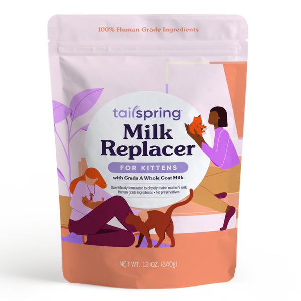 Tailspring Remplaçant de lait pour chatons, en poudre, 12 oz