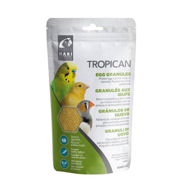 HARI Tropican Granulés aux Œufs pour Petits Oiseaux