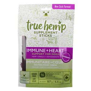 True Bâtonnets 'IMMUNE + HEART' pour chiens 6.6-oz