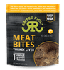 Raised Right Turkey Meat Bites, Single Ingredient Liver Treats for Dogs & Cats